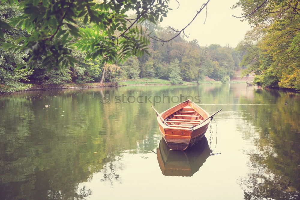 Similar – Image, Stock Photo Boat on the Alster.