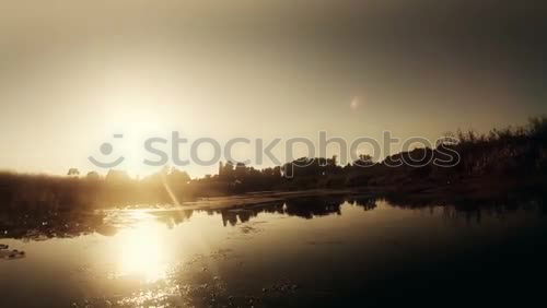 Similar – Image, Stock Photo Sunset in Heeg #3 Clouds