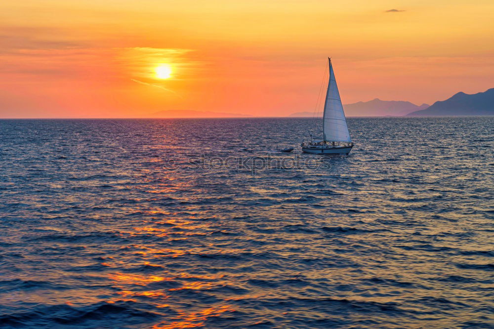 Similar – Image, Stock Photo Sundown in Bequia Water