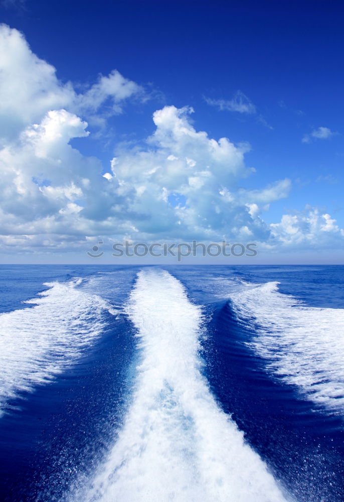 Similar – Image, Stock Photo stern water of a ship in the North Sea