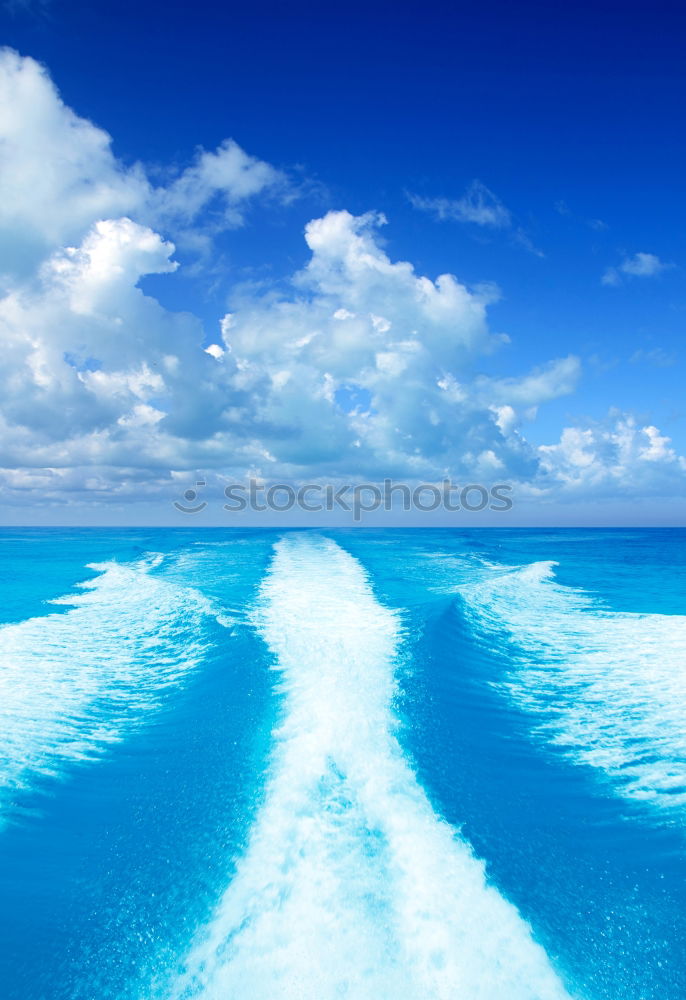 Similar – Image, Stock Photo stern water of a ship in the North Sea