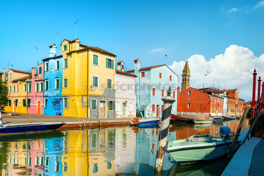 Similar – Image, Stock Photo Venice and Burano in the afternoon sun.