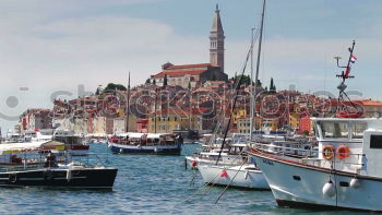 Similar – Rovinj or Rovigno in Croatia in the late afternoon