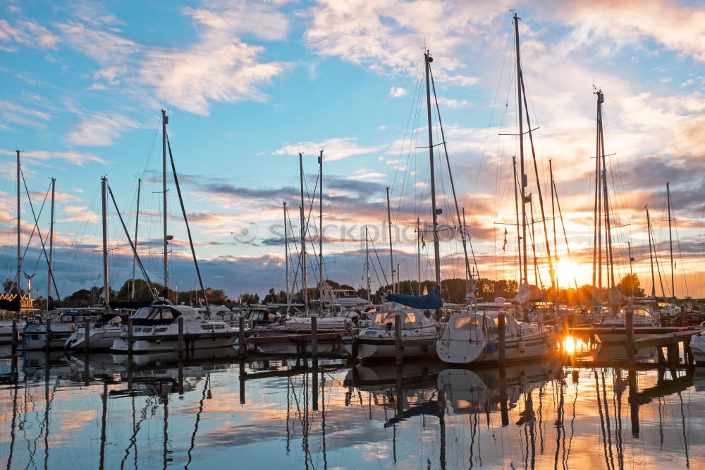 Similar – dawn Fishing boat