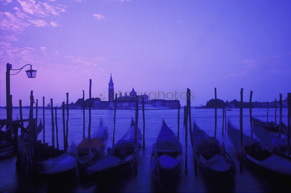 Similar – Image, Stock Photo Blue hour Water Sky