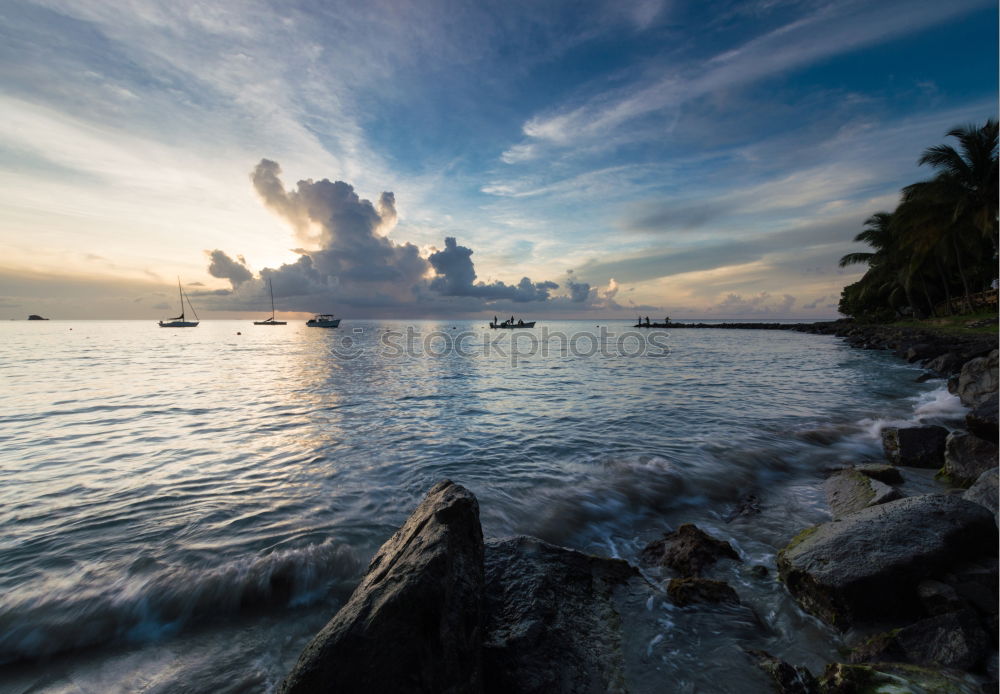 Image, Stock Photo Caribbean Beach Ocean