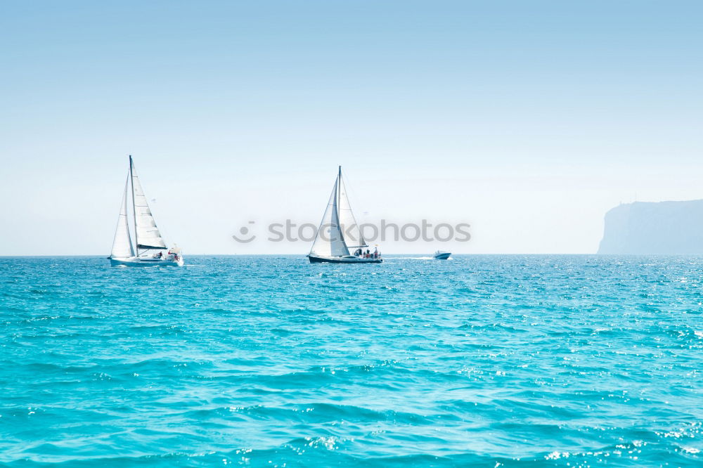 Similar – Image, Stock Photo Ship off the coast of Marseille