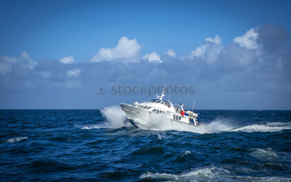 Similar – Crab cutter on the North Sea off the island of Föhr