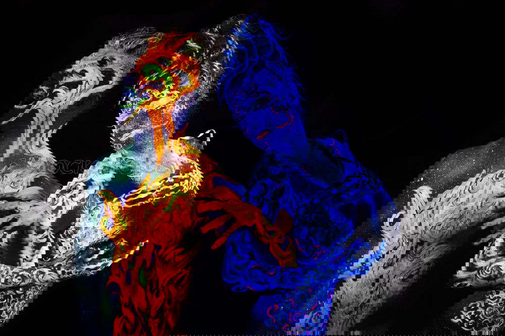 Similar – Image, Stock Photo neon love (VII) Masculine