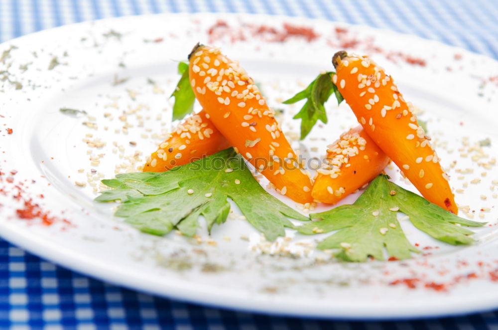 Image, Stock Photo Carrot snack carrot Snack