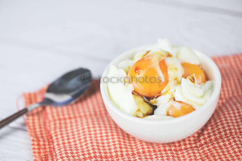 Similar – Image, Stock Photo Chia pudding parfait, layered with kumquat and granola