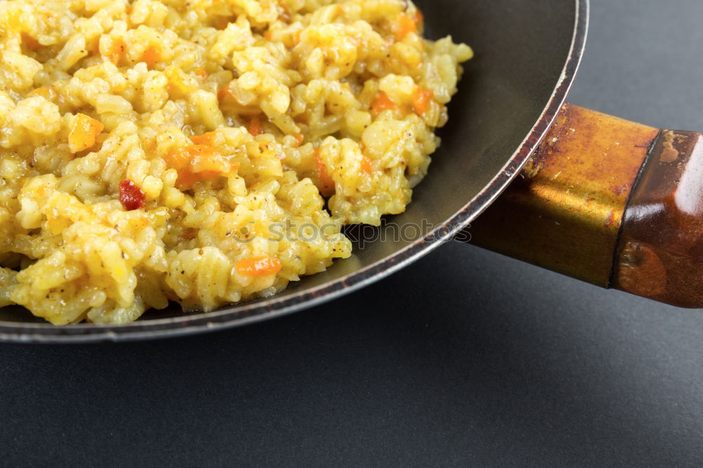 Similar – Image, Stock Photo Risotto with a pumpkin and bacon