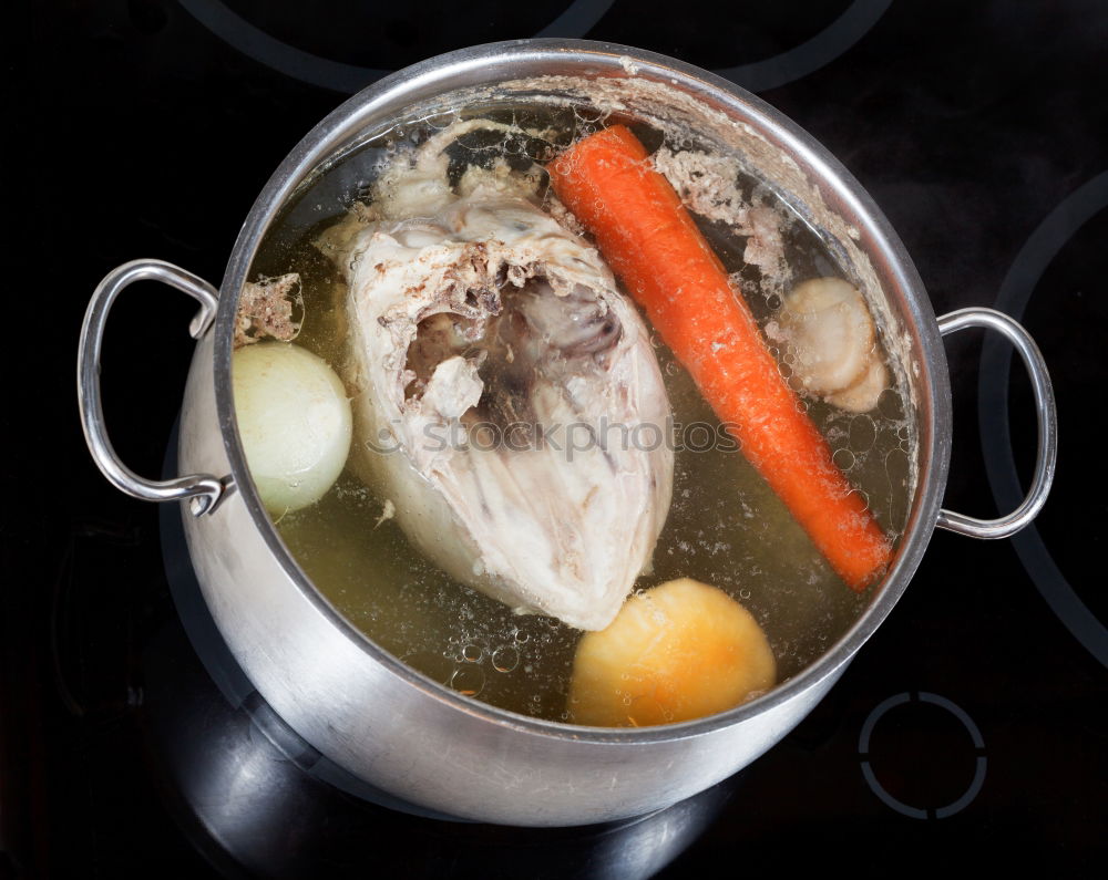 Similar – Image, Stock Photo soup chicken Cooking