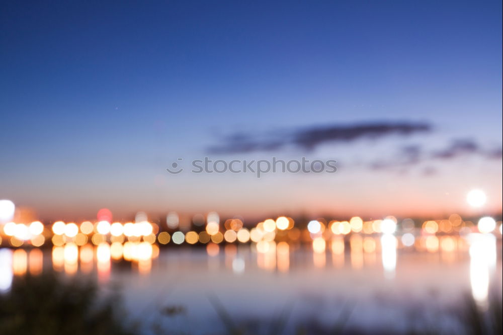 Similar – Warnemünde by night Natur