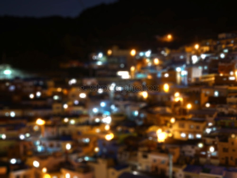 Similar – Long exposure Favela Rocinha and street in Rio de Janeiro