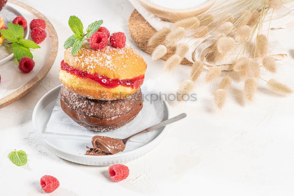 Similar – Image, Stock Photo Vegan Polenta Bratlings against a colourful background