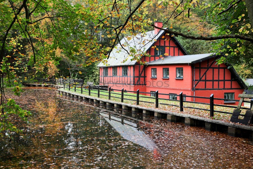 Image, Stock Photo Building in the Spreewald in Lehde