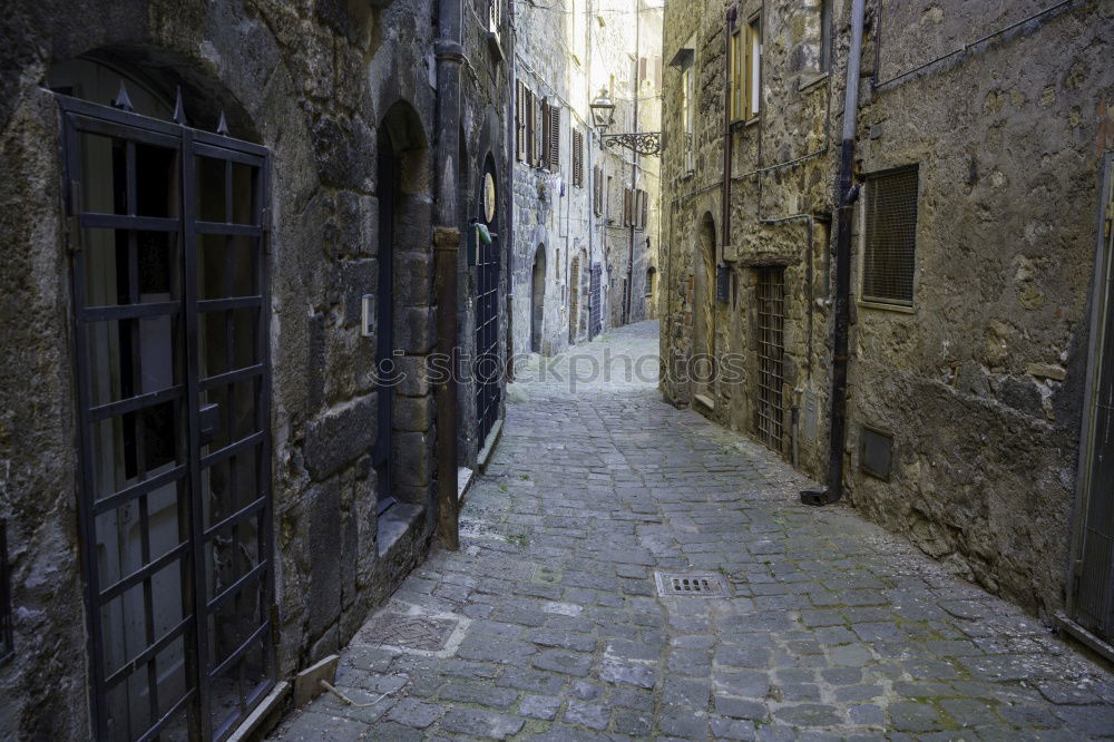 Image, Stock Photo alley run Corsica Calvi