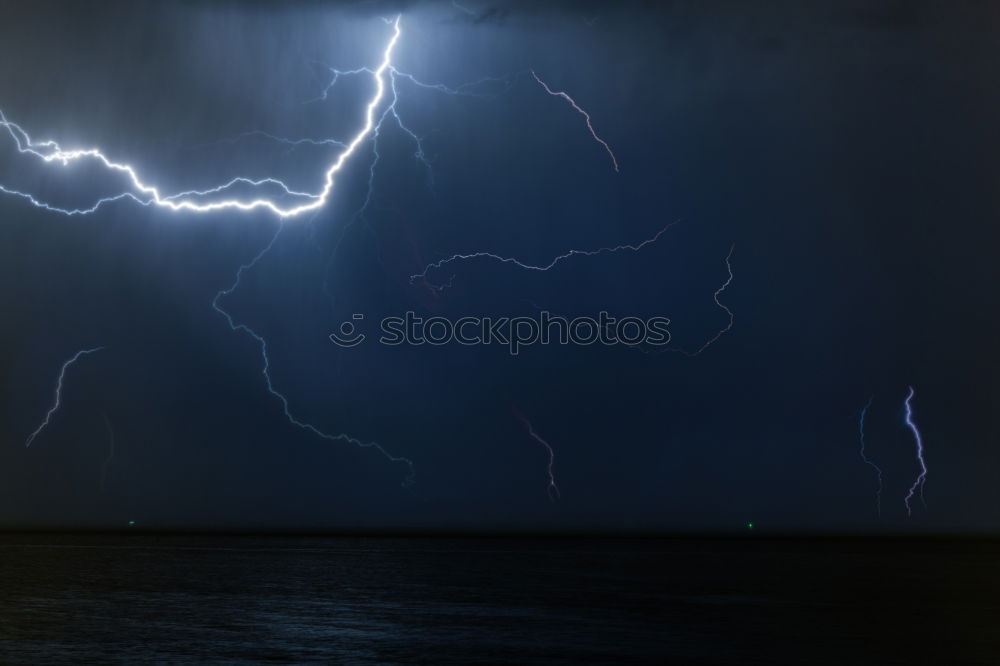 Image, Stock Photo Flashing Sea #2 Ocean