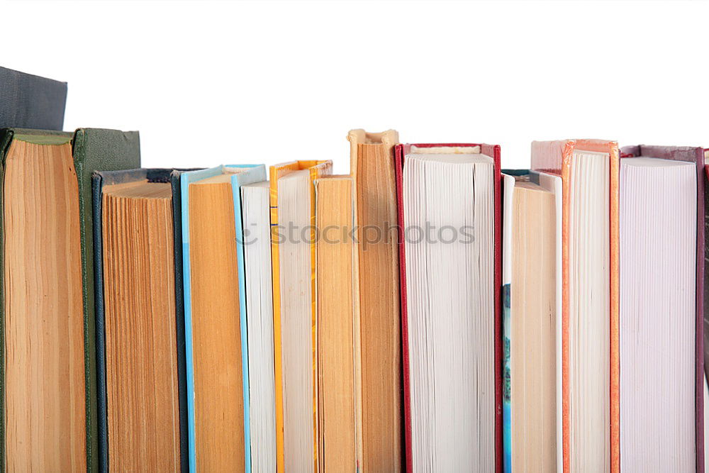 Similar – books on the wooden background