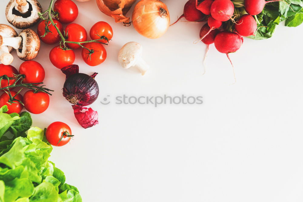 Similar – Image, Stock Photo Organic vegetables and spices for vegetarian cuisine