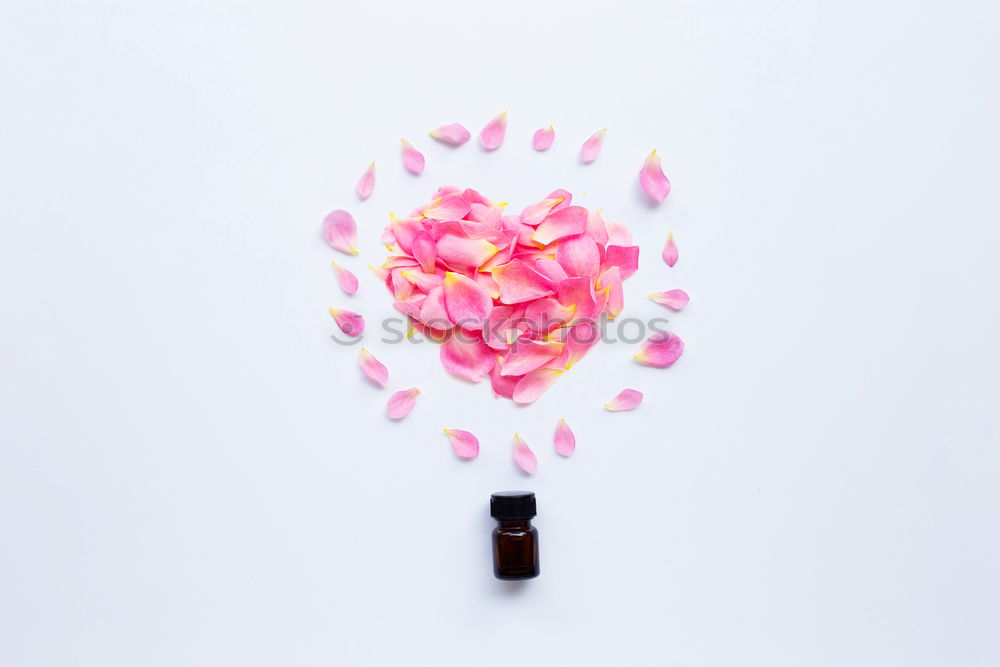 Similar – Image, Stock Photo Cosmetic bottle with pipette and flowers