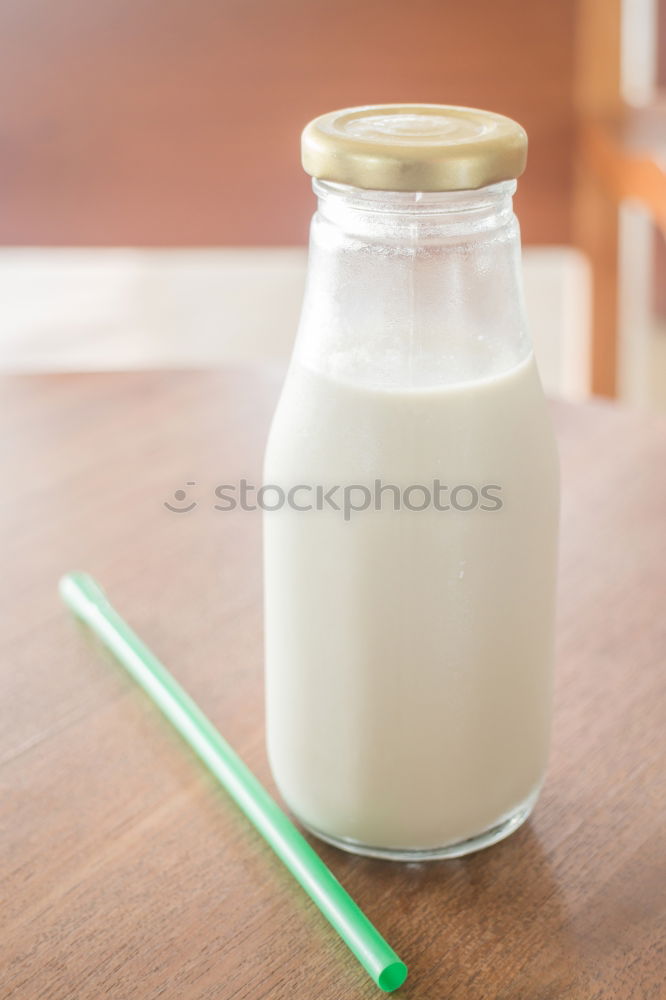 Similar – Glass bottle of milk Milk