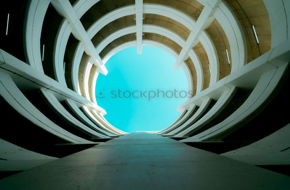 Similar – Image, Stock Photo Spiral staircase of the Weiss-Bar