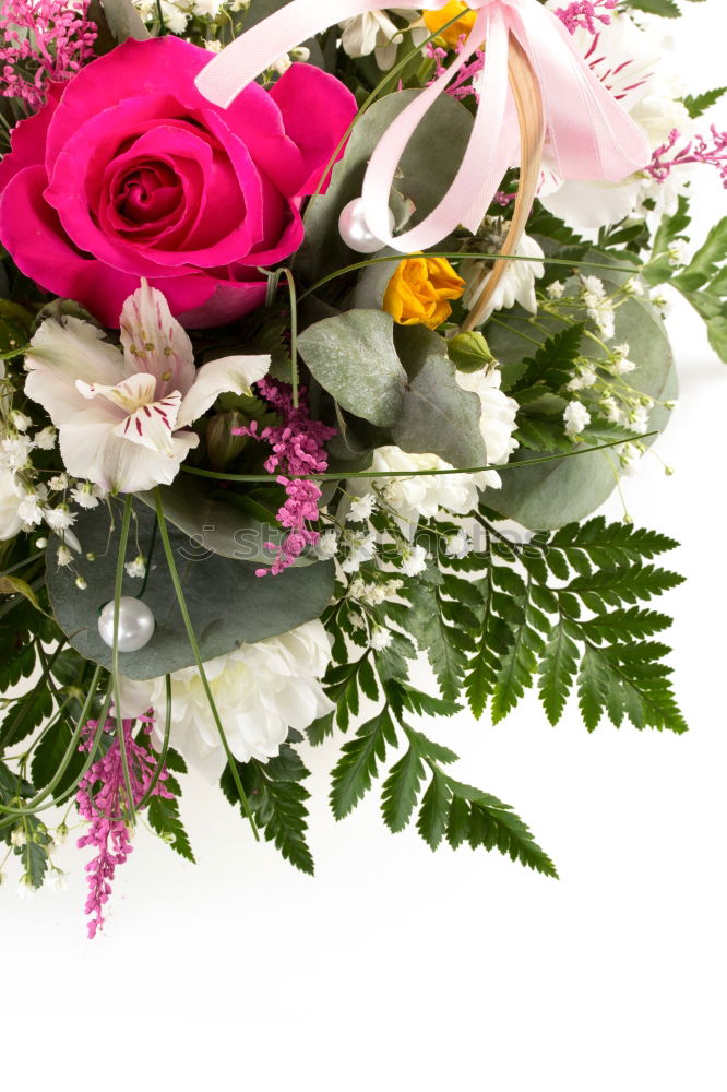 Similar – Bouquet with card Elegant