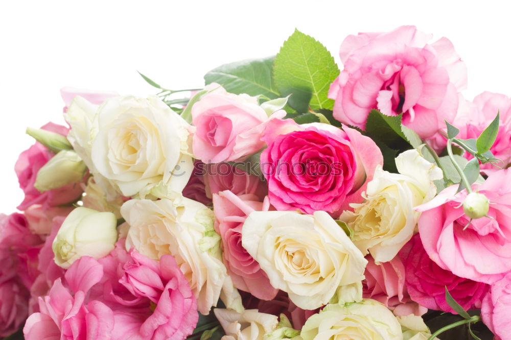 Similar – Bouquet with roses in pink