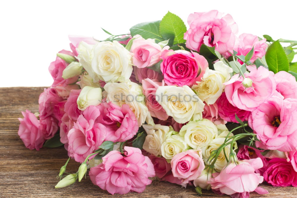 Similar – Bouquet with roses in pink