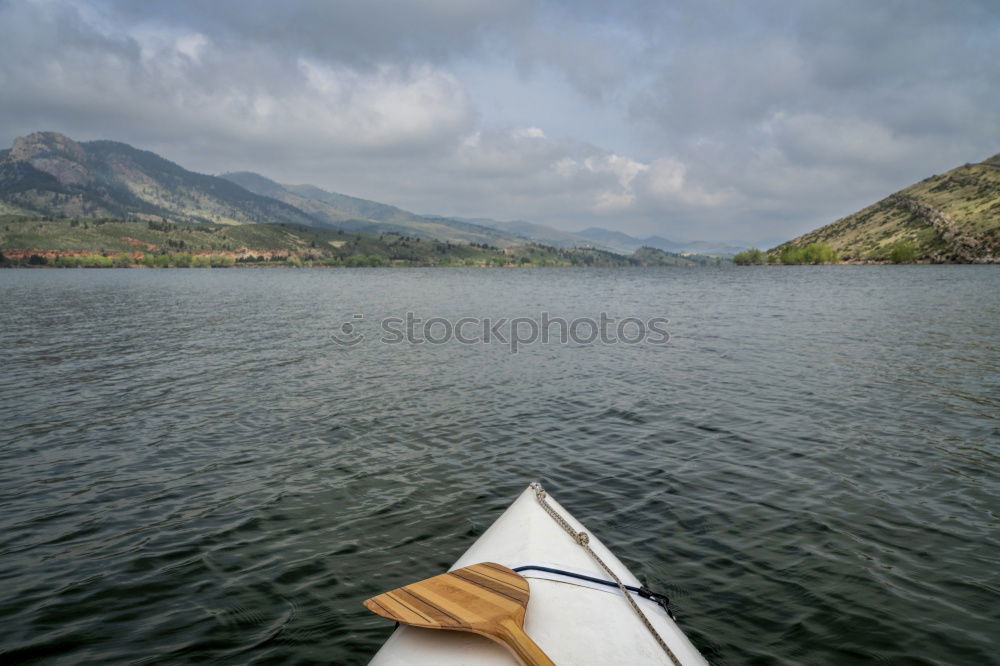 Similar – Image, Stock Photo Kayaking in arctic sea