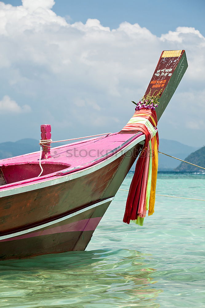 Similar – Image, Stock Photo pirogue and south china sea