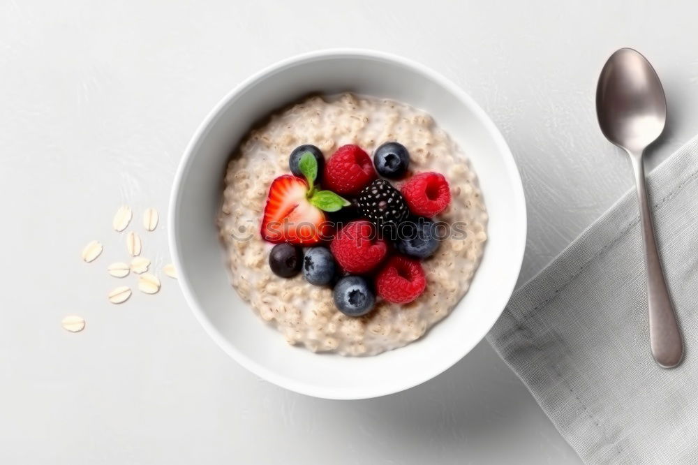 Similar – Image, Stock Photo Smoothiebowl on red fruits