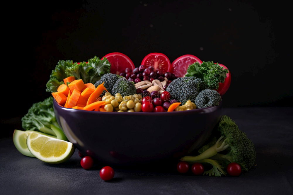 Similar – Image, Stock Photo fresh broccoli in a brown wicker basket