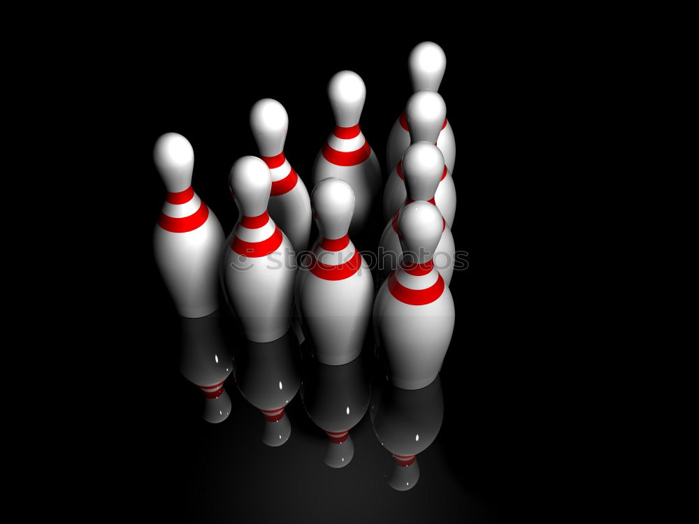 Similar – Image, Stock Photo bowling pins Dark Dirty