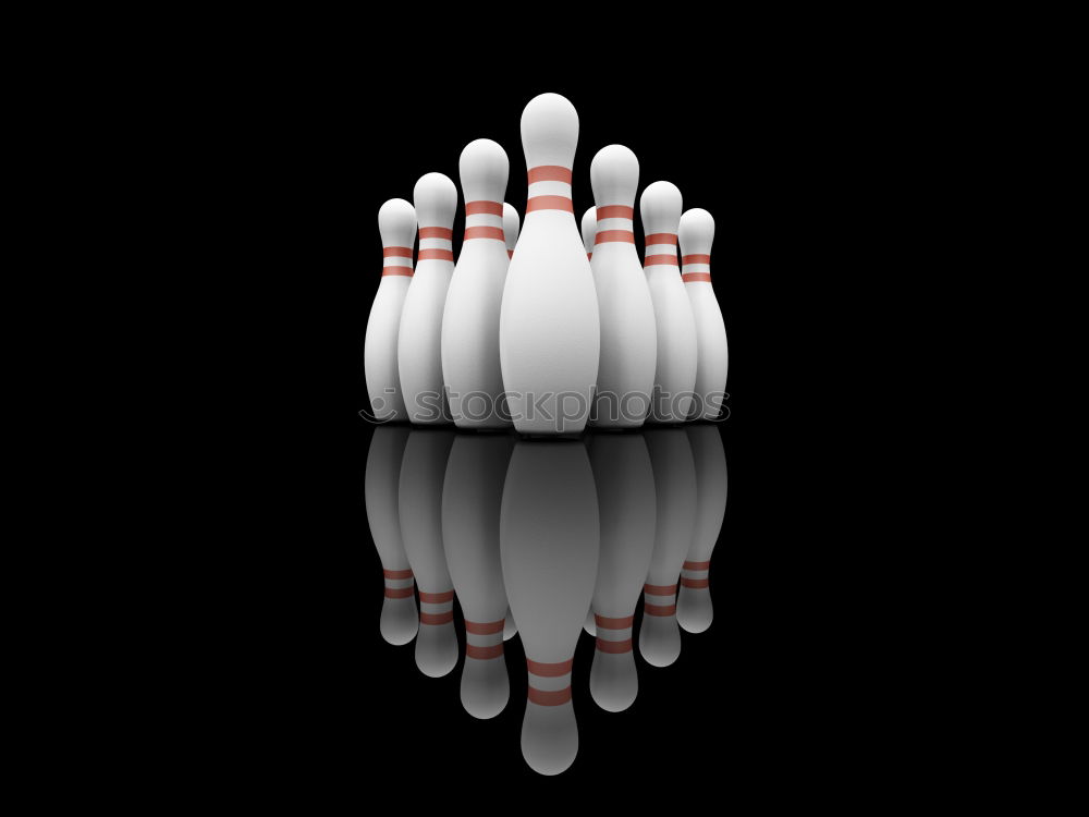 Similar – Image, Stock Photo bowling pins Dark Dirty