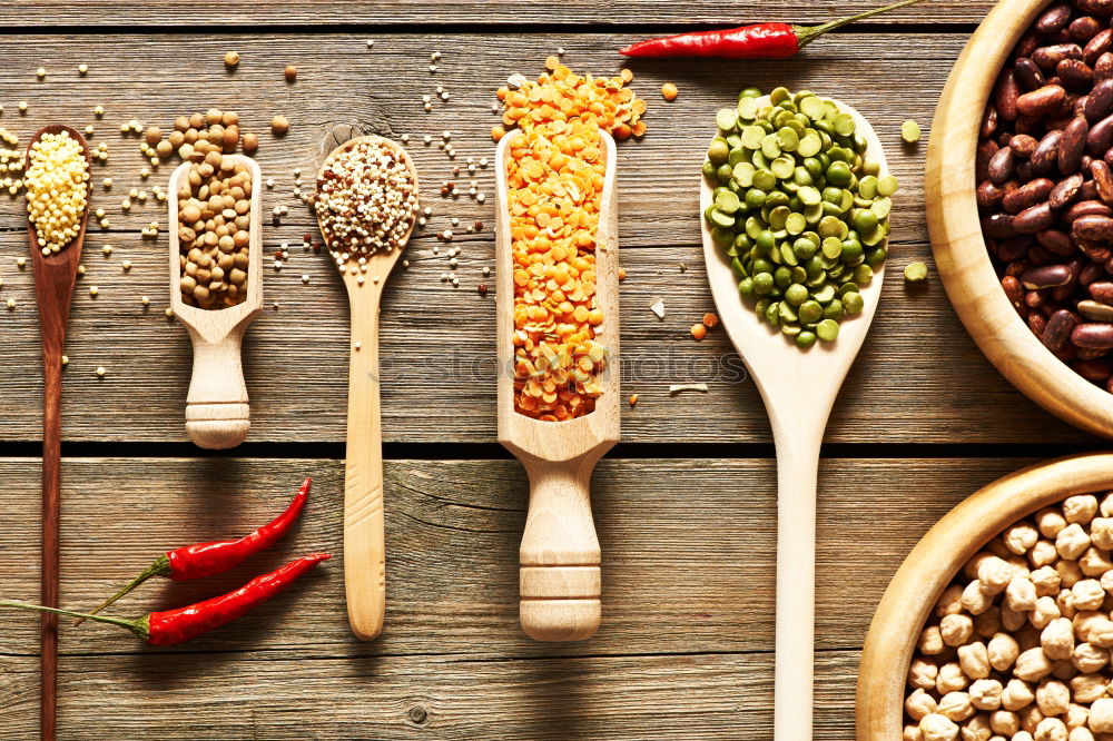 Similar – Image, Stock Photo Spices and oil on table