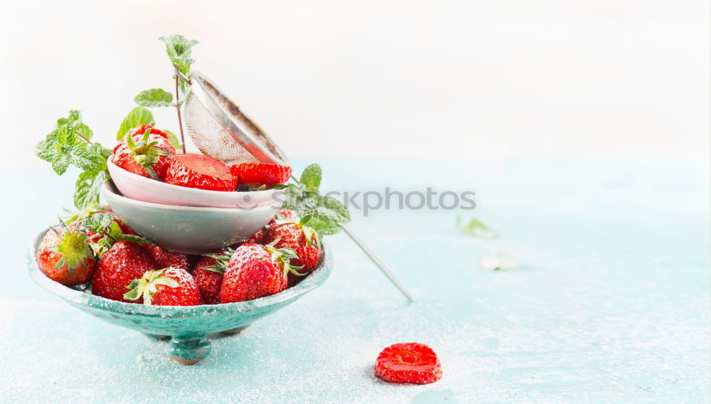 Similar – Chia pudding Strawberry parfait with greek yogurt and nuts