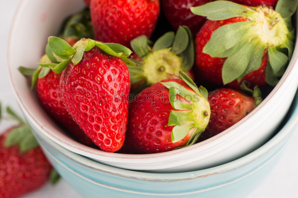 Similar – Image, Stock Photo Strawberries jam jar Food