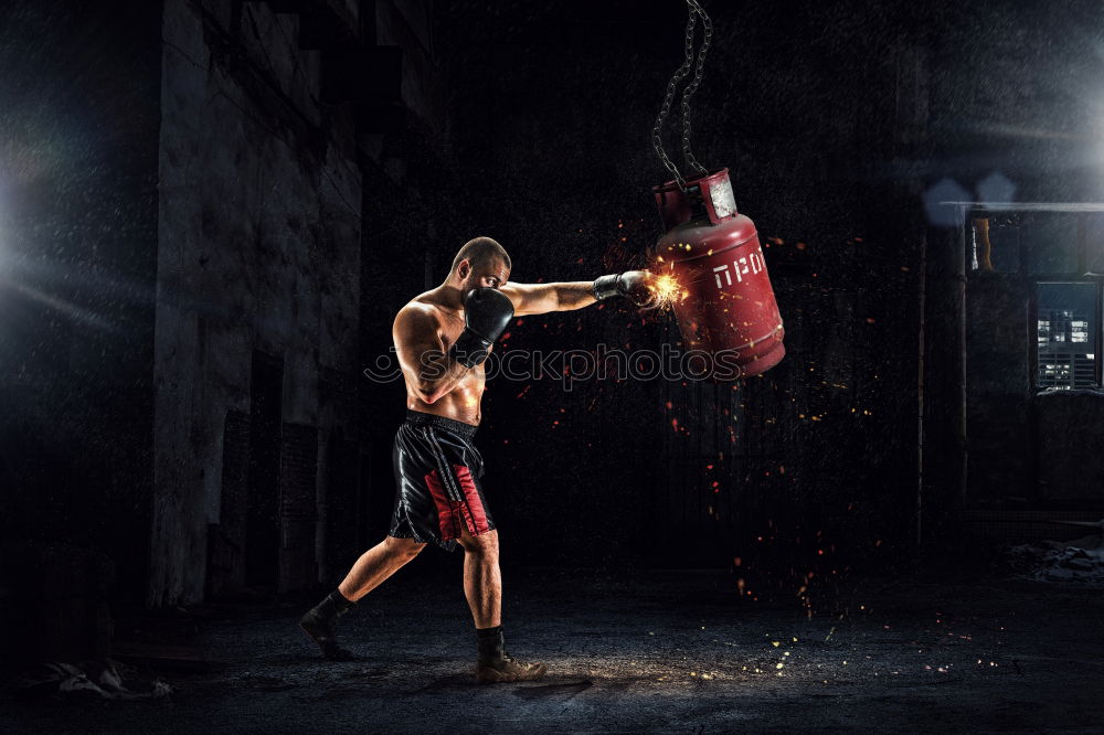 Similar – Image, Stock Photo pair of very old brown boxing gloves