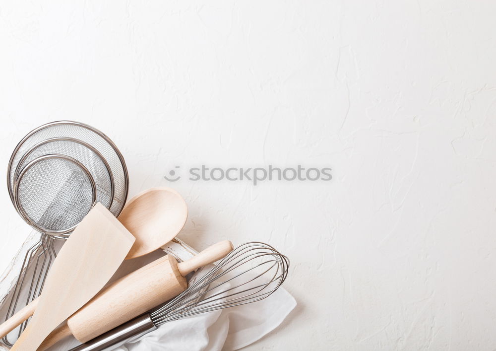 Image, Stock Photo Cooking background with empty cooking utensils