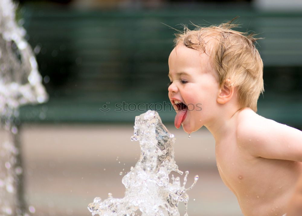 Similar – adorable boy watering the plants