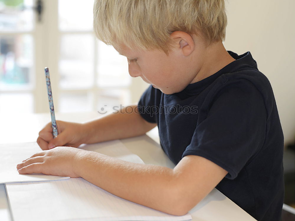 Similar – homework Boy (child)