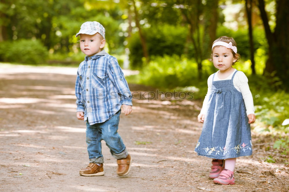 Similar – Image, Stock Photo autumn walk Human being