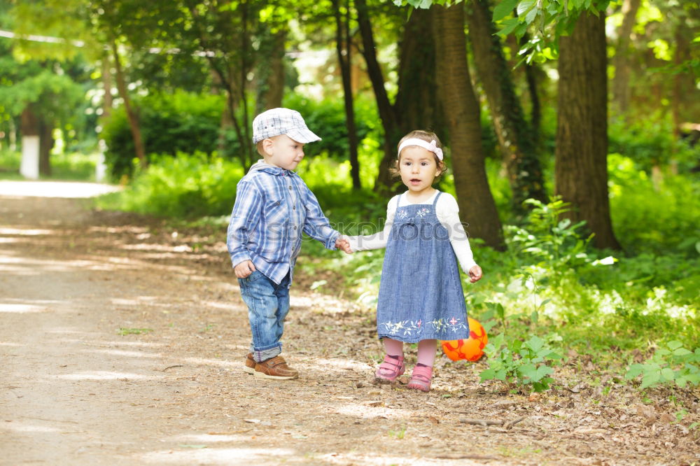 Similar – Image, Stock Photo autumn walk Human being