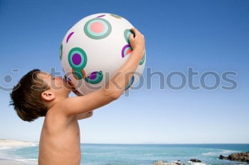 Similar – Image, Stock Photo fun on the beach Joy