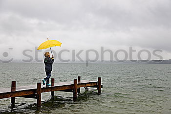 Similar – Image, Stock Photo Dirty weather at the lake