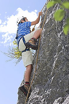 Similar – Image, Stock Photo climbing in elbsandstein