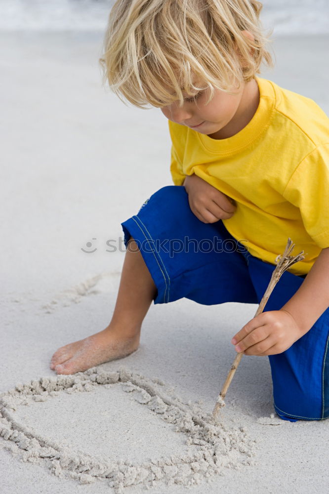 Similar – Image, Stock Photo Playing in the sand